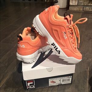 Fila Disruptor II Premium Coral Sneakers